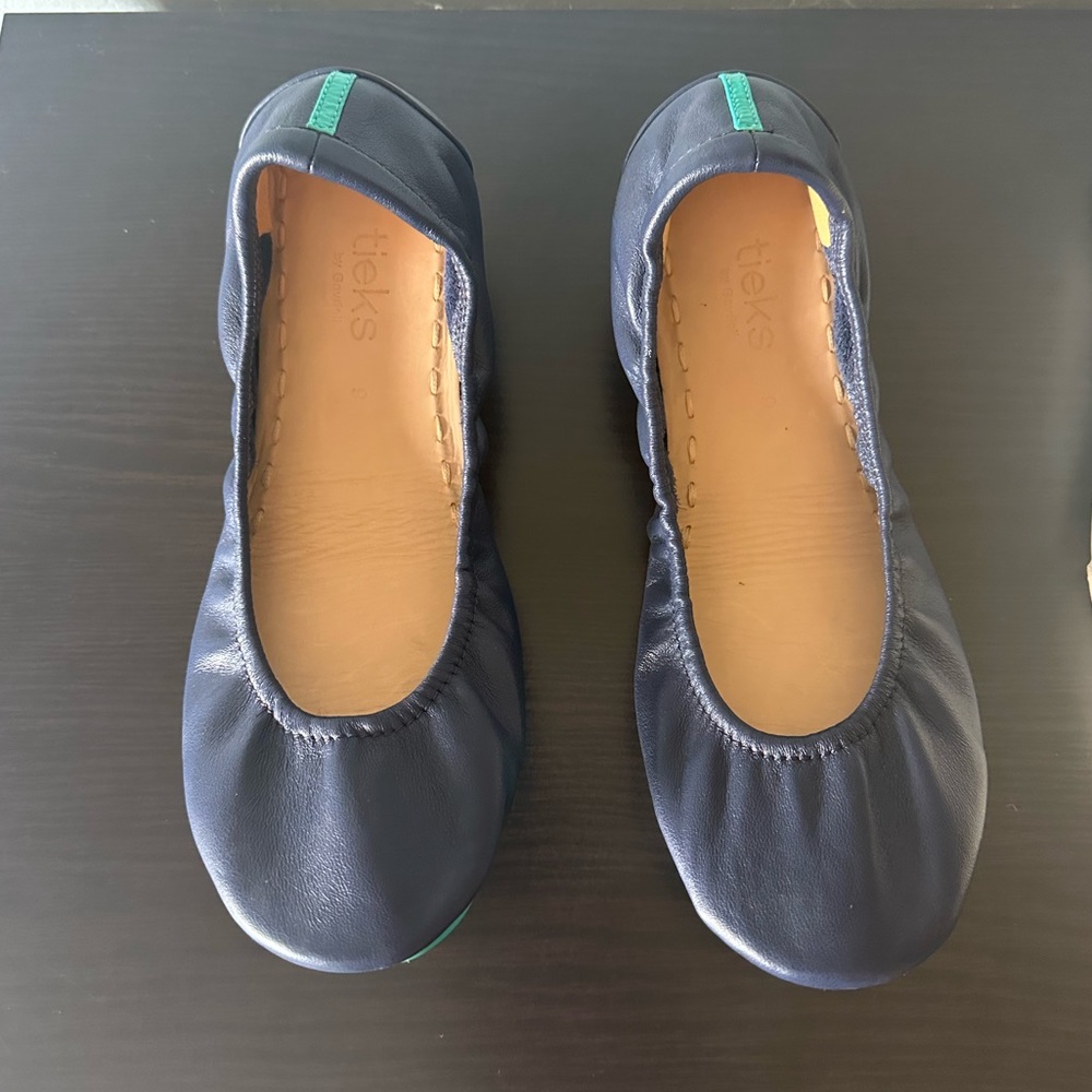 Navy blue Tieks, size 9